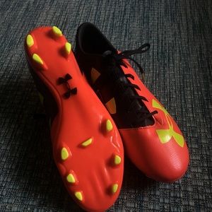 Hot pink soccer cleats!